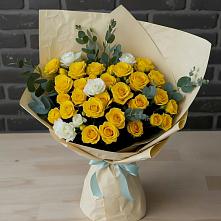 Букет цветов из:  Розы #REPLACE_PRED# Добром