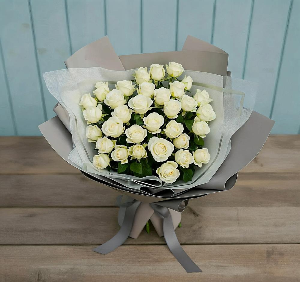 Букет Белоснежная нежность в Добром