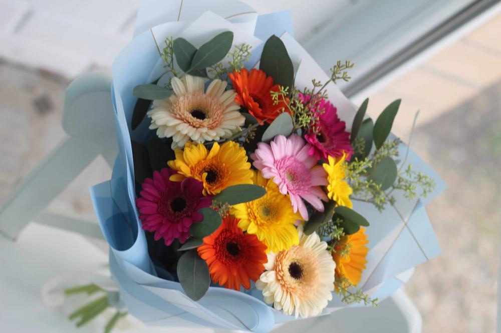 Букет цветов из: Герберы в Добром