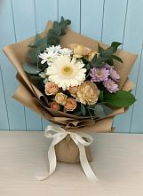 Букет цветов из:  Герберы и Хризантемы в Добром