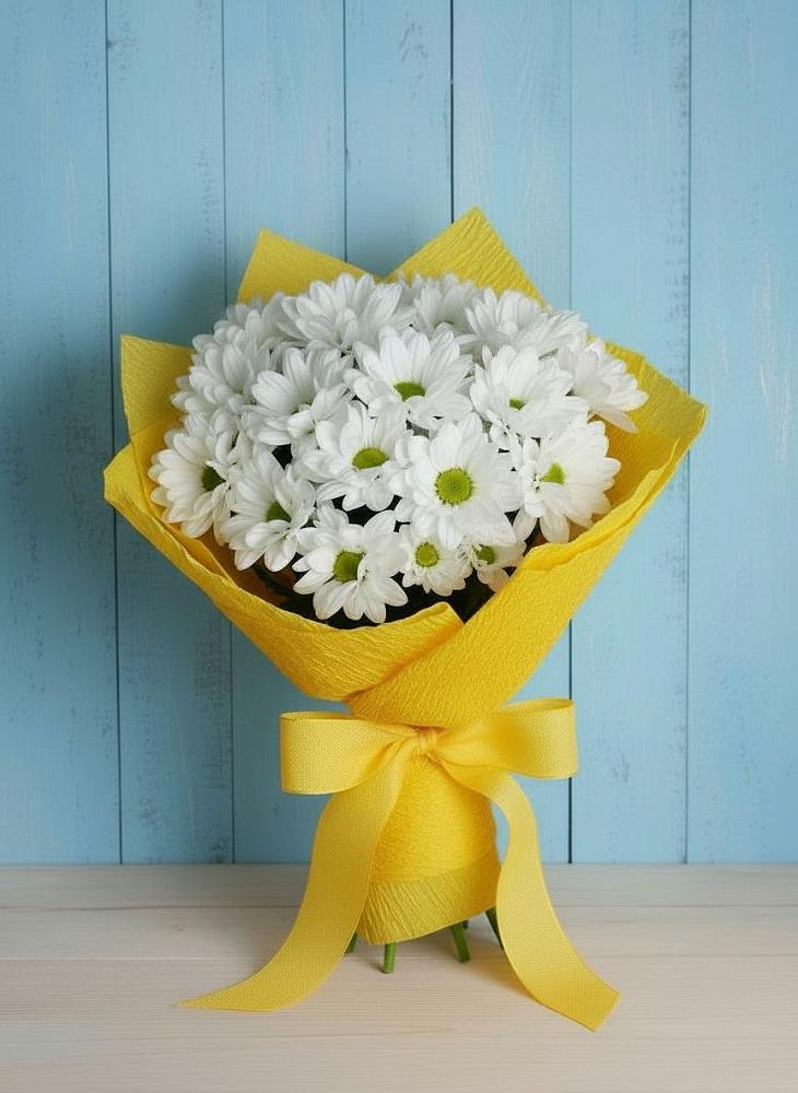 Букет цветов из: Хризантемы в Добром