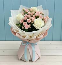 Букет цветов из:  Розы в Добром