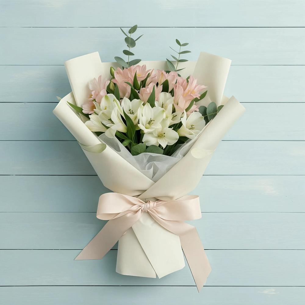 Букет цветов из: Альстромерии в Добром