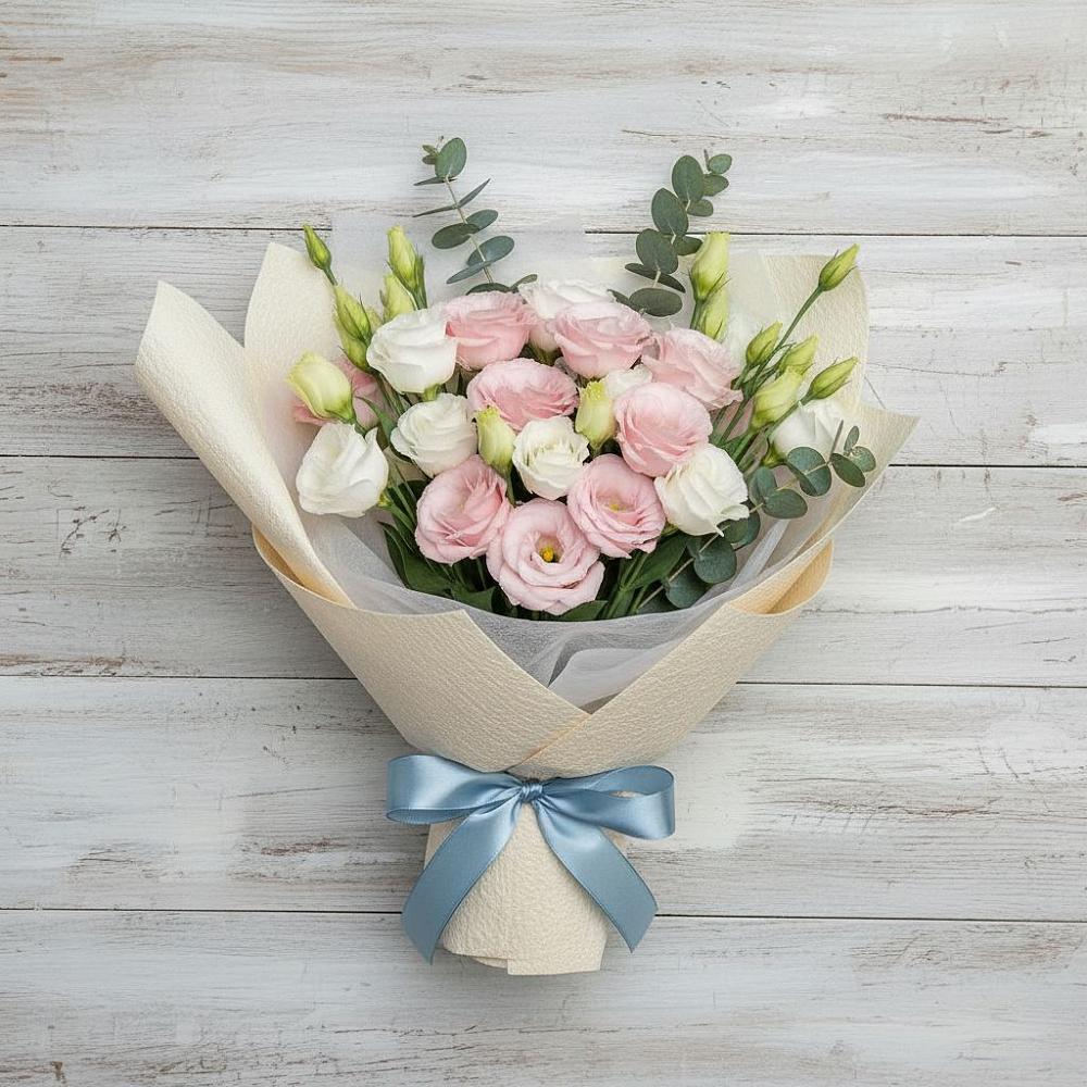 Букет цветов из: Лизиантусы в Добром